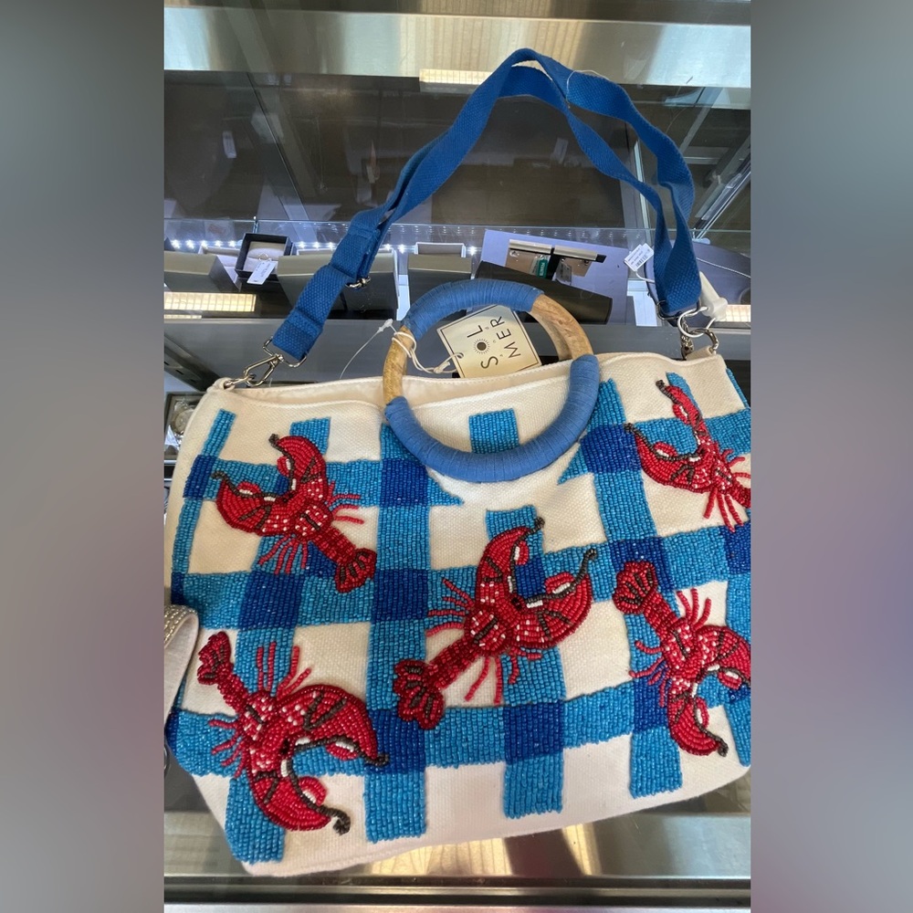 Rare beaded lobster purse